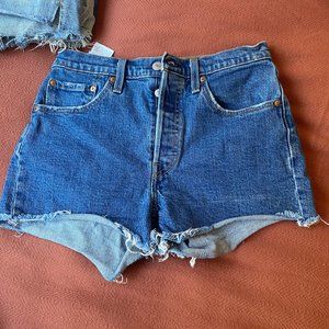 Levis Denim Cutoff Shorts